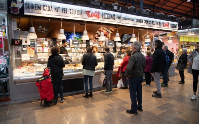 Una parada del Mercat Central, en una imatge d'arxiu/ Roger Benet